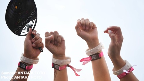 Xyloband Konser Coldplay di Jakarta